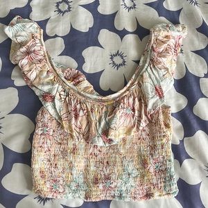 Rip curl floral shirt